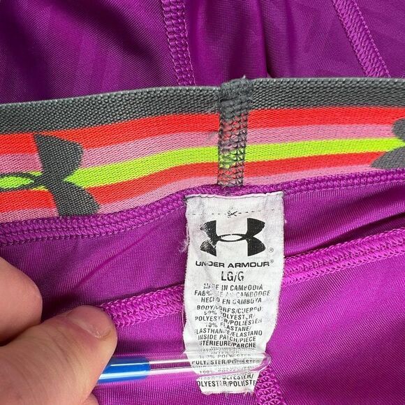 Under Armour Softball Padded Sliding Shorts Womens Size Large Purple Strike Zone - Picture 7 of 8